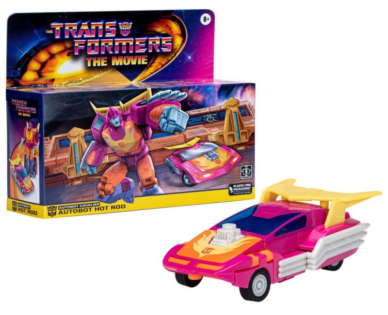 Figura de acción Hasbro Hot Rod 15 cm G1 Retro de Transformers: La película
