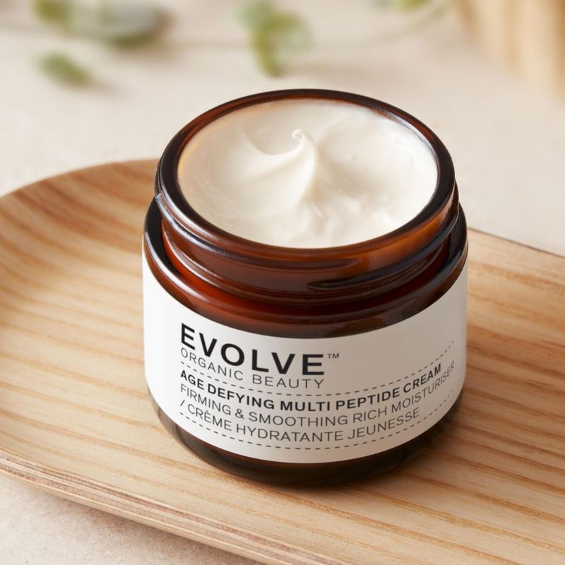 Crema Hidratante Evolve Organic Beauty 60 ml con Péptidos