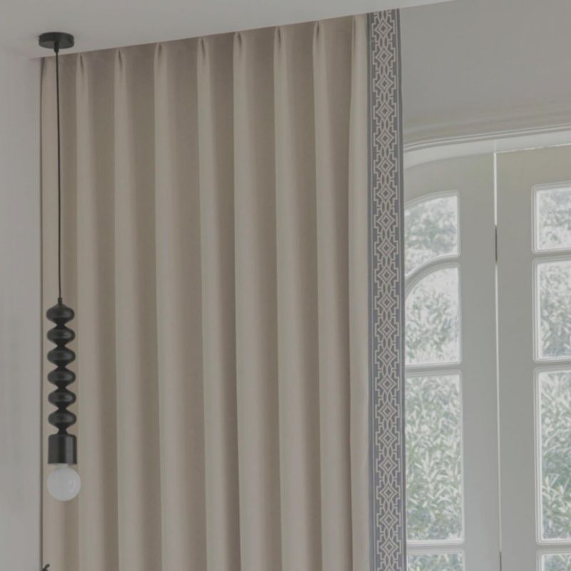 Cortinas VisionaryHomeDesign Marfil Opacas 132x213 cm - 2 paneles