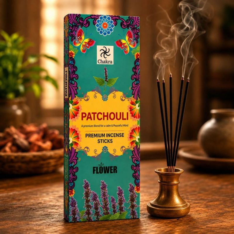 Varitas de Incienso Chakra Patchouli 120 unidades