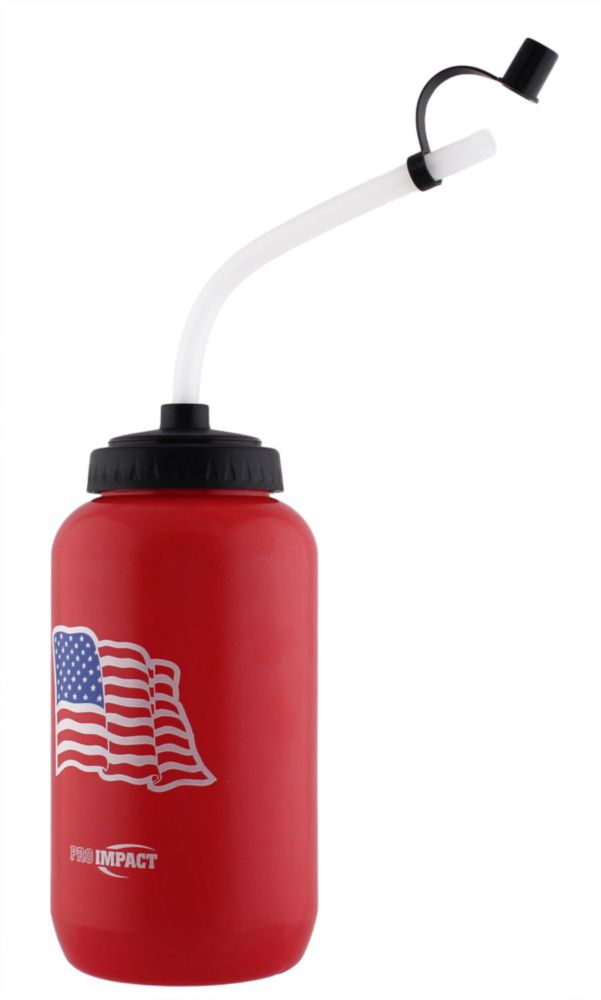 Botella Pro Impact 1000 ml LDPE libre de BPA con pajilla