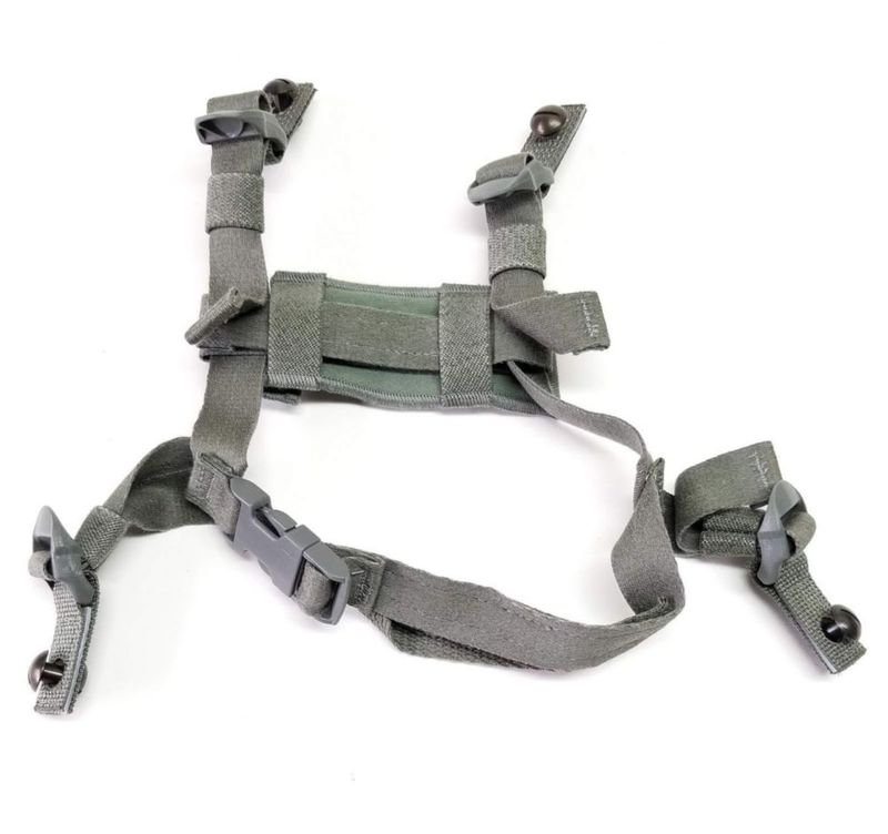 Correa de barbilla Mich Strap Verde follaje talla única