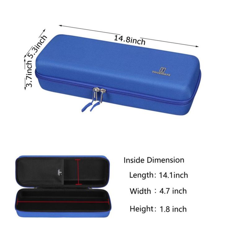Estuche rígido de almacenamiento Tourmate de 37 cm impermeable para snorkel seco