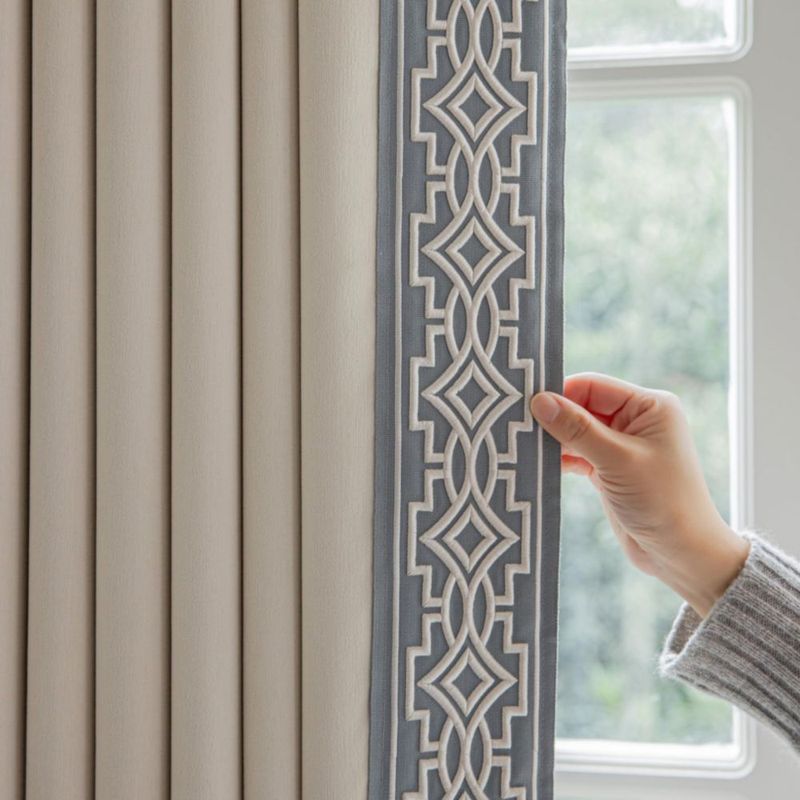 Cortinas VisionaryHomeDesign Marfil 132x274 cm 2 Paneles