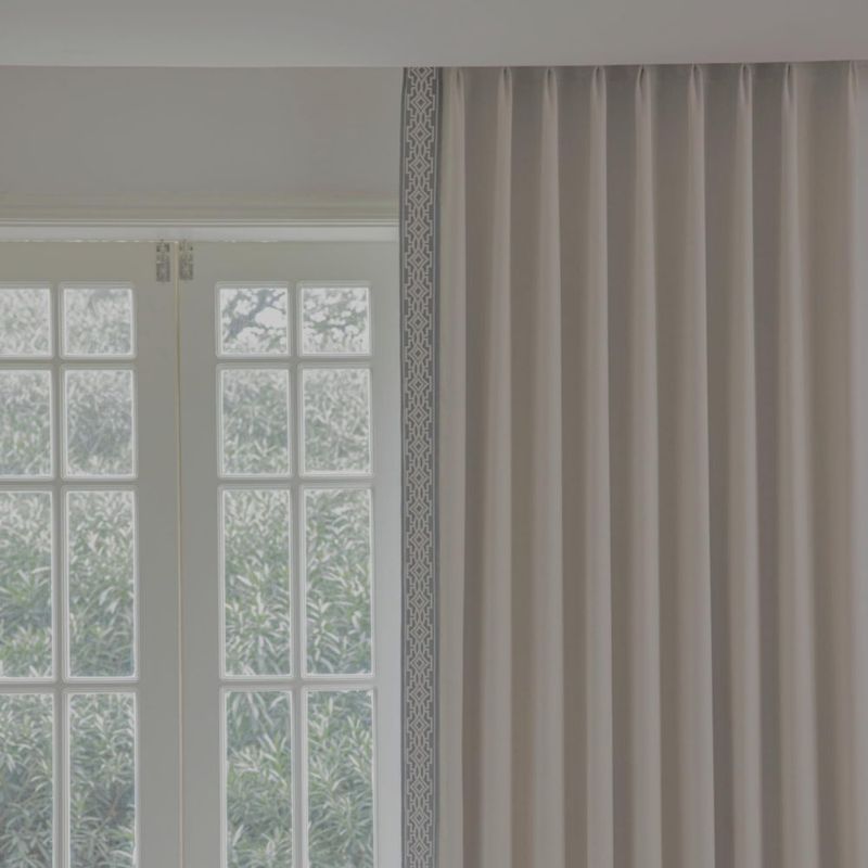 Cortinas VisionaryHomeDesign Marfil 132x274 cm 2 Paneles