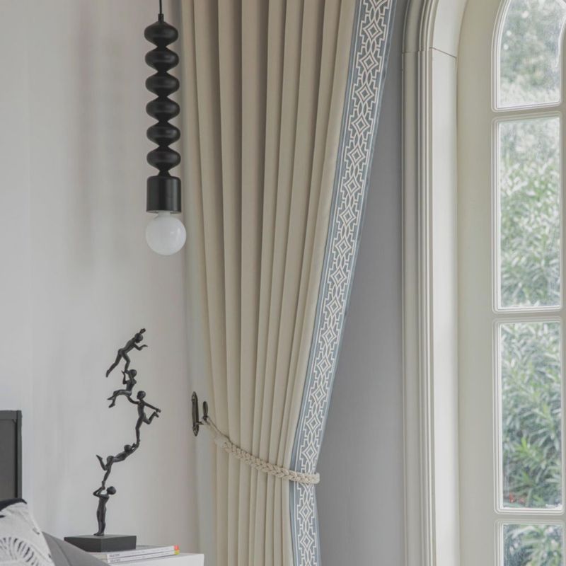 Cortinas VisionaryHomeDesign Marfil 132x274 cm 2 Paneles
