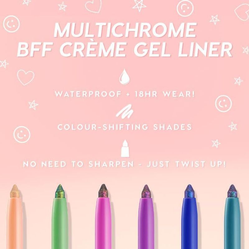 Delineador de Ojos ColourPop Crème Gel a Prueba de Agua Actin Up 001 oz
