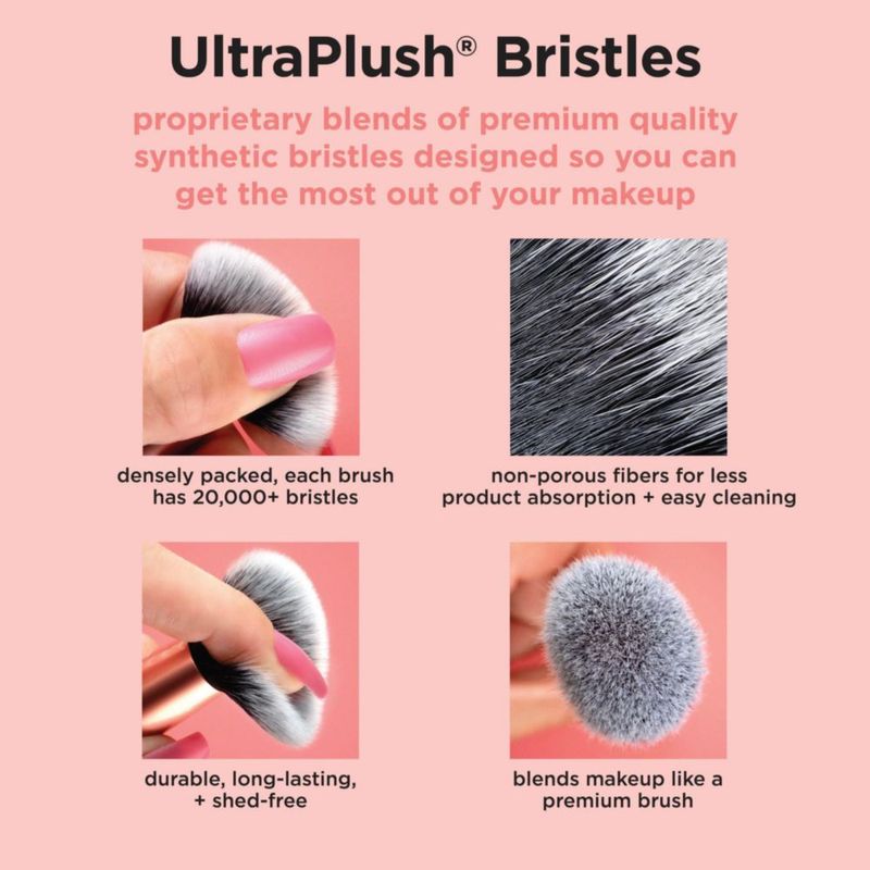 Set de Regalo de Maquillaje Real Techniques 4 Piezas – Edición Navideña