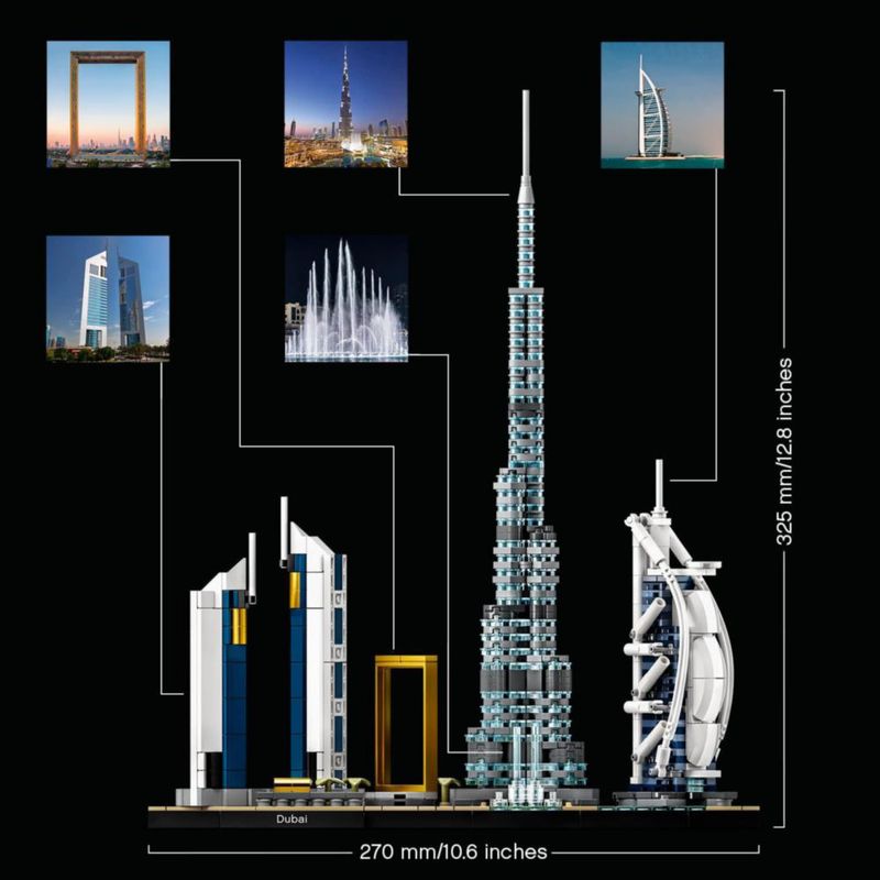 Set de Construcción LEGO Architecture Dubái 21052