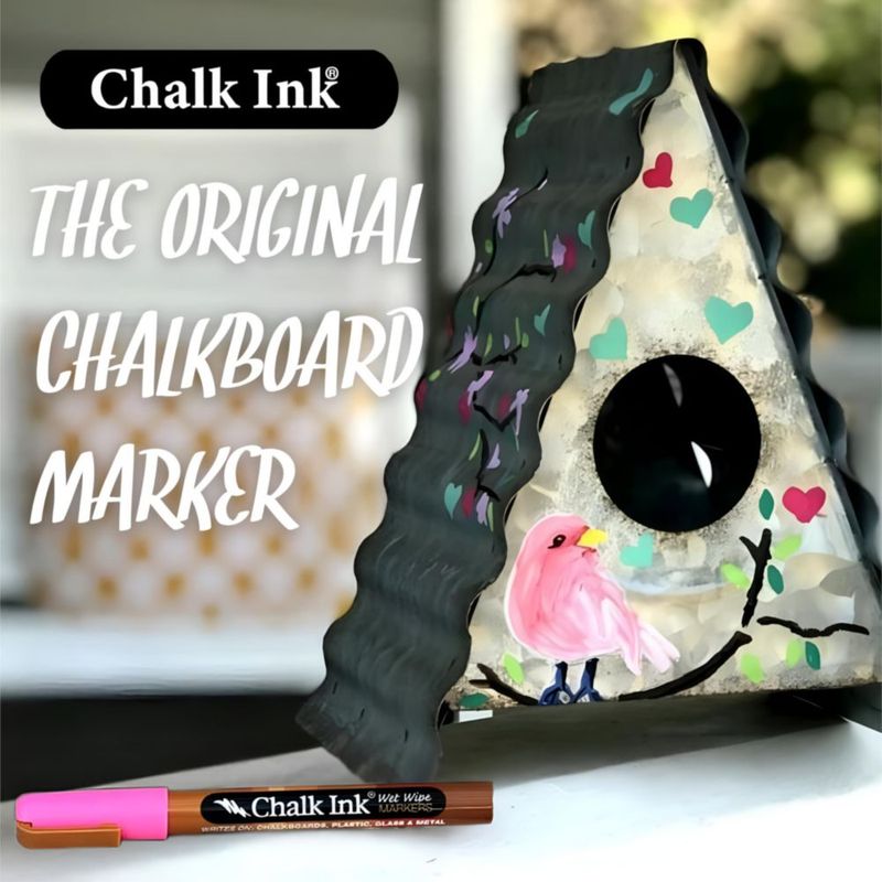 Marcadores de tiza Chalk Ink punta de cincel reversible de 6 mm surtido
