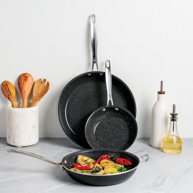 Juego de sartenes Nordic Ware 20 cm 25 cm y 30 cm – 3 piezas