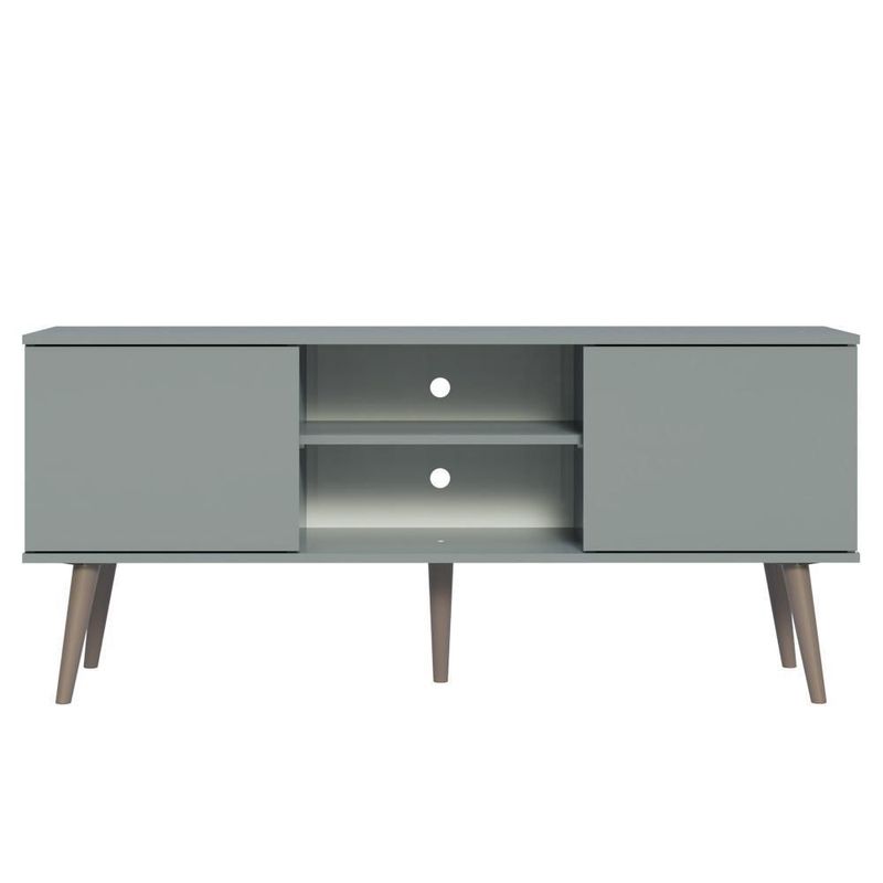 Mueble mesa para tv rack madesa 2 puertas hasta 55 gris 02