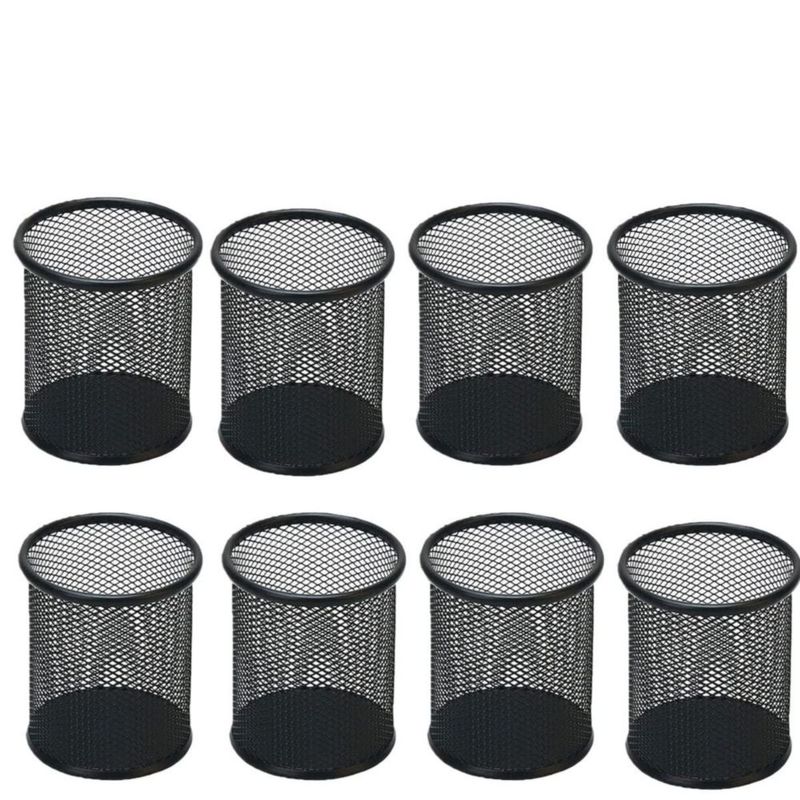 Porta lápices SNOW COOLER negro de 9 cm paquete de 8