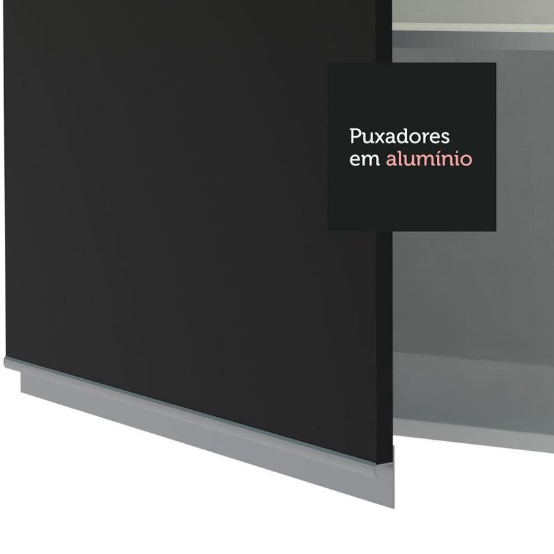 Alacena Gabinete Superior Cocina Madesa Glamy 40cm Color BN