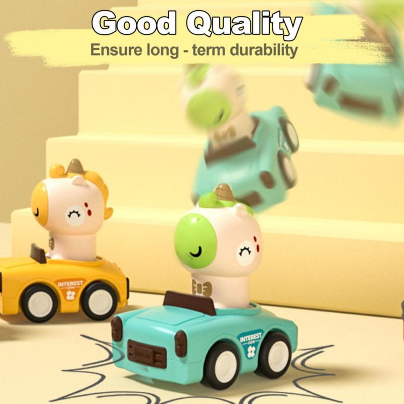 Coche de juguete SUPVIB de inercia por fricción con animal unicornio