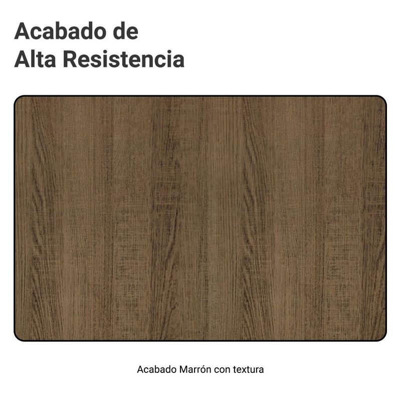 Mueble De Cocina Puerta-Refrigerador Glamy Marrón Madesa