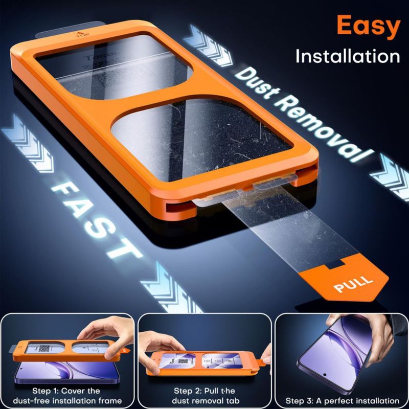 Protector de pantalla TOCOL para Samsung Galaxy S24 Plus 9H paquete de 2