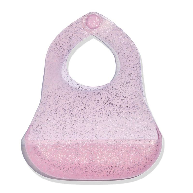 Babero Babynetic de silicona magnética impermeable libre de BPA fresa