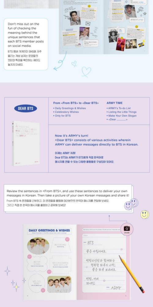 Paquete MY BTS Diary – Libro en blanco de cake