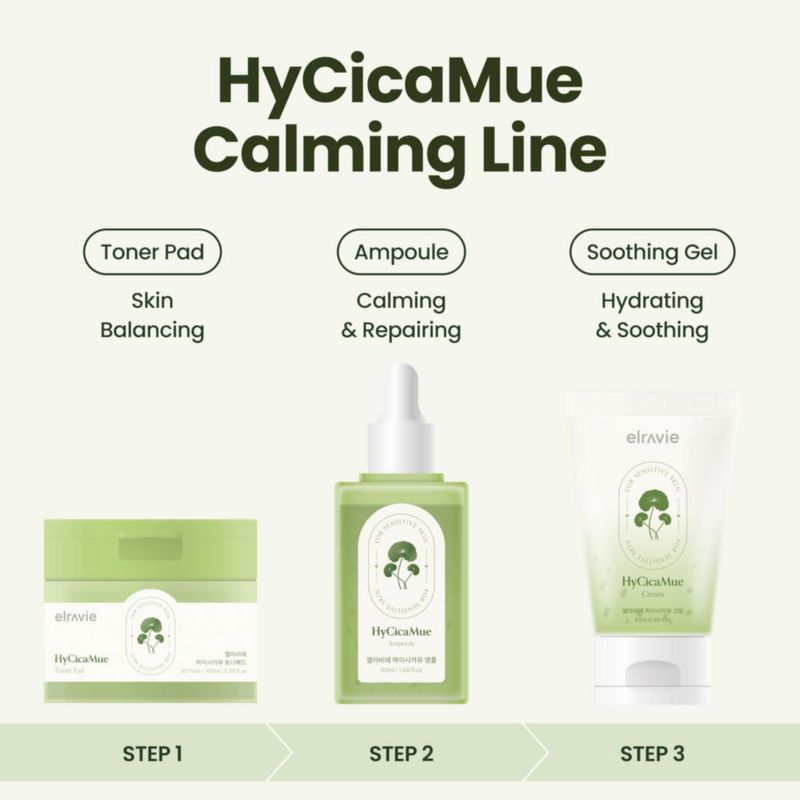 Almohadillas tónicas HyCicaMue 80 unidades 100 ml – elravie