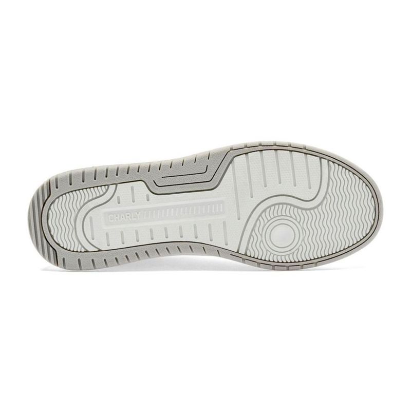 Charly tenis escolar para mujer blanco gris cod 143527-E
