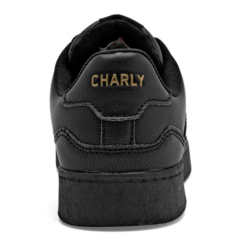 Charly tenis para mujer negro cod 143555-E