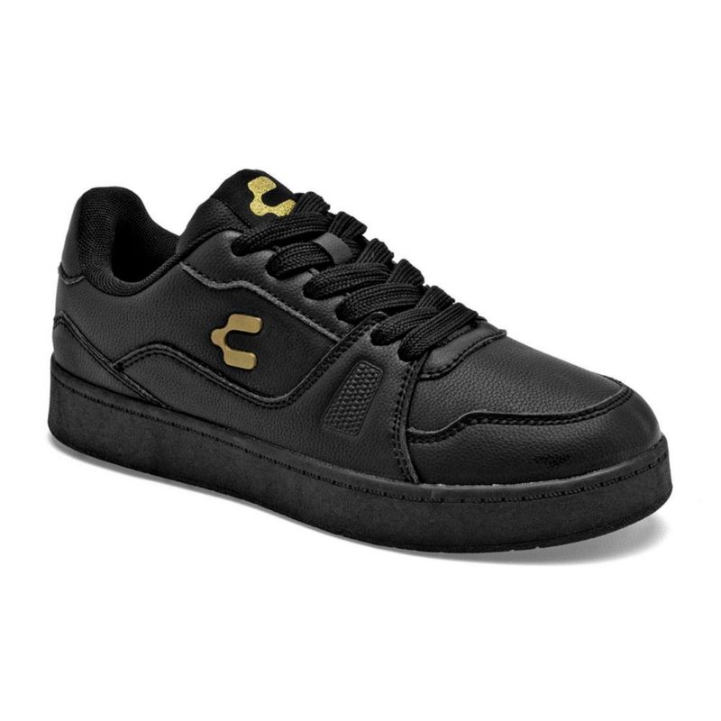 Charly tenis para mujer negro cod 143555-E