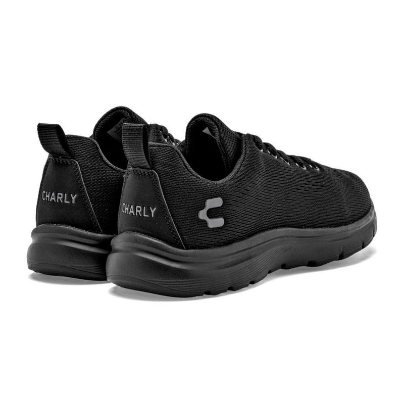 Charly tenis para mujer negro cod 143663-E