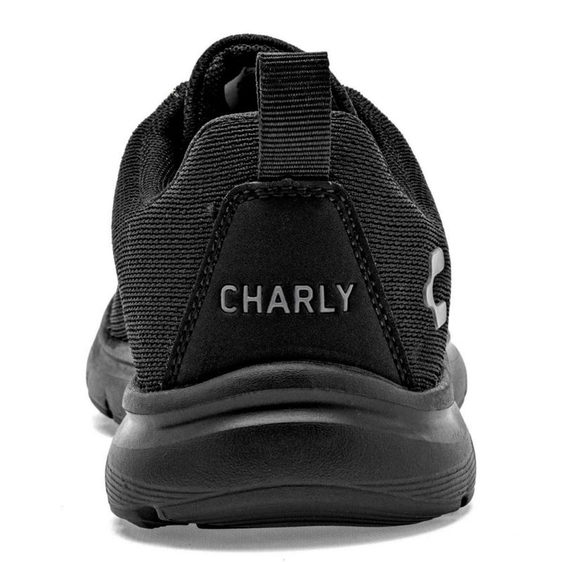Charly tenis para mujer negro cod 143663-E