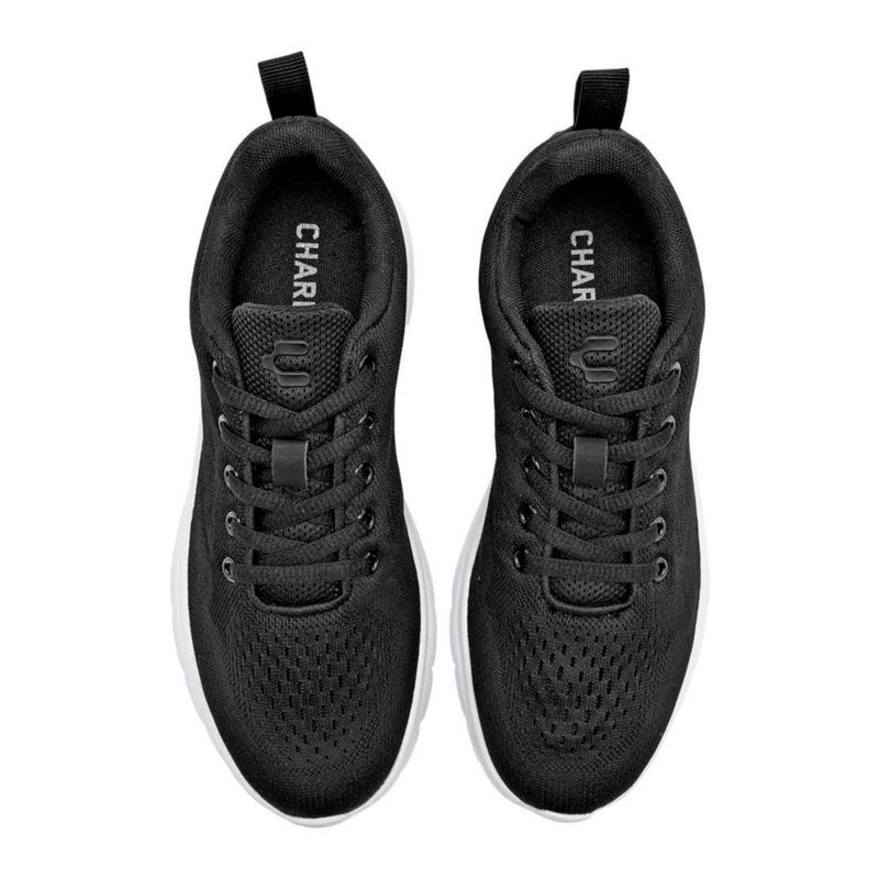 Charly tenis para mujer negro cod 143666-E