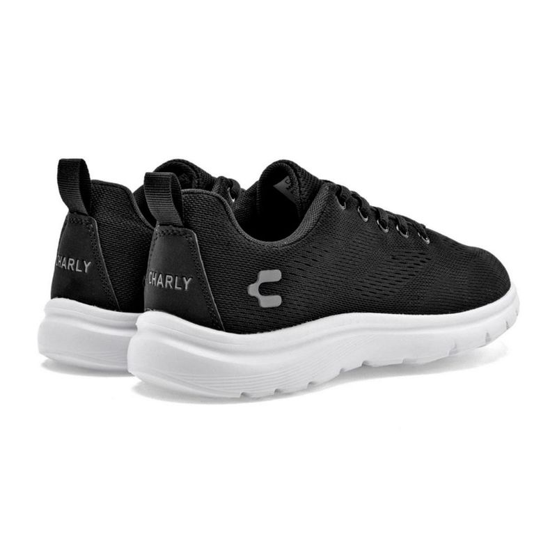 Charly tenis para mujer negro cod 143666-E