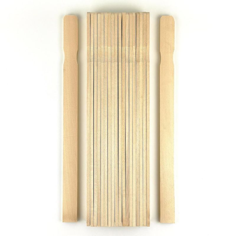 Palitos de Madera Natural para Mezclar Pintura Kang&Chang 38 cm (15 pulg.) Pack de 20