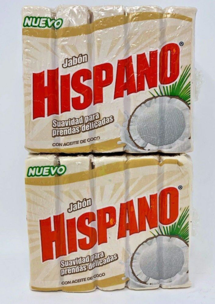 Jabón en barra Hispano 5 uds Coco – Pack de 3
