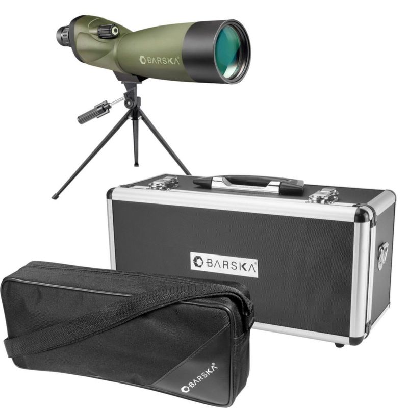 Telescopio de observación Barska 20-60x60 impermeable con trípode