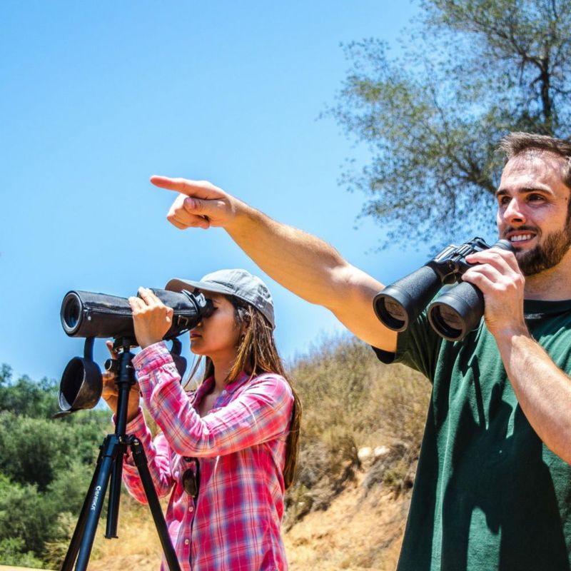 Telescopio Barska 20‑60× 65 mm con Montaje de Trípode Impermeable