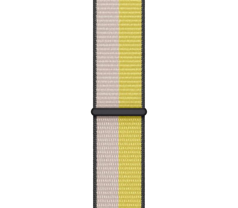 Apple Watch Band Sport Loop con leche de avena y ralladura de limón 45 mm