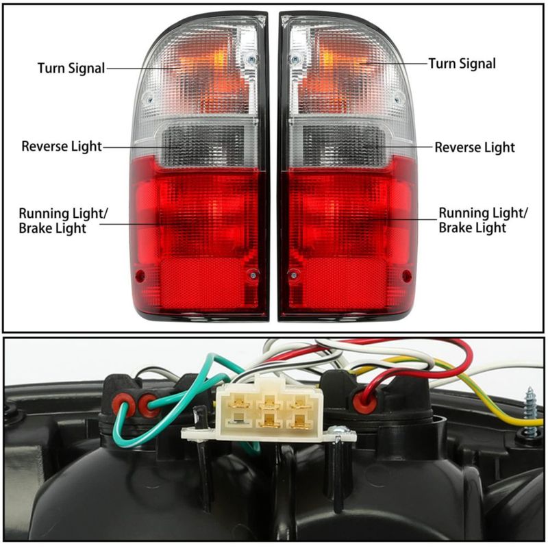 Luz Trasera ECOTRIC para Toyota Tacoma 1995-2000 (Par Incluido)
