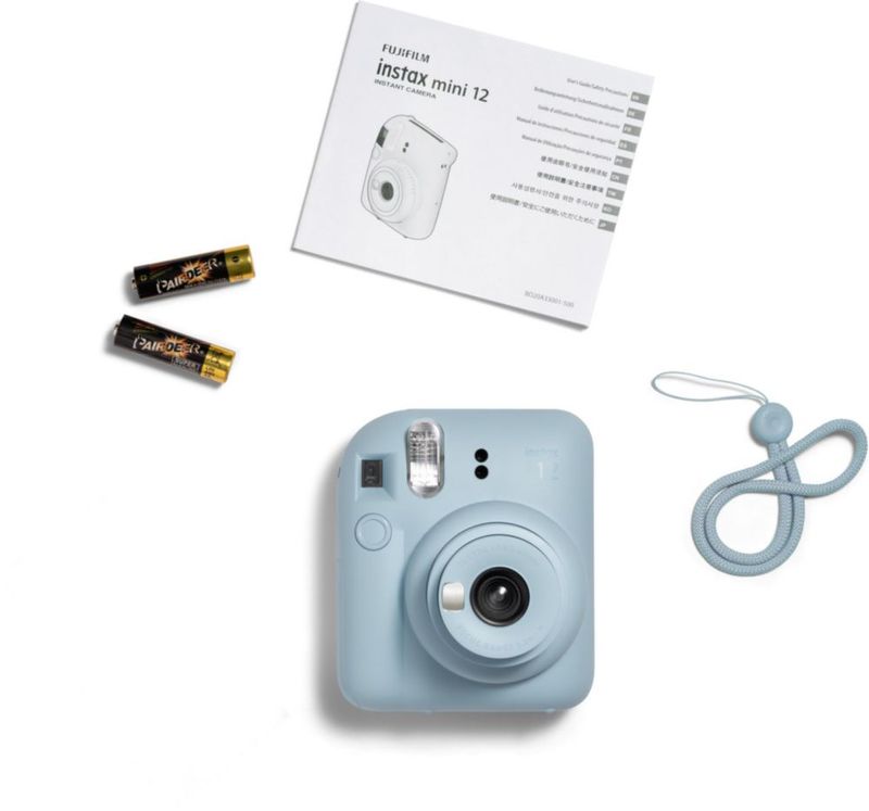Cámara instantánea Fujifilm Mini 12 azul pastel