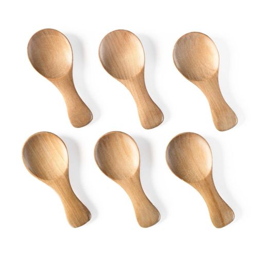 Cucharitas de Madera Hefild 6 Piezas 8 cm