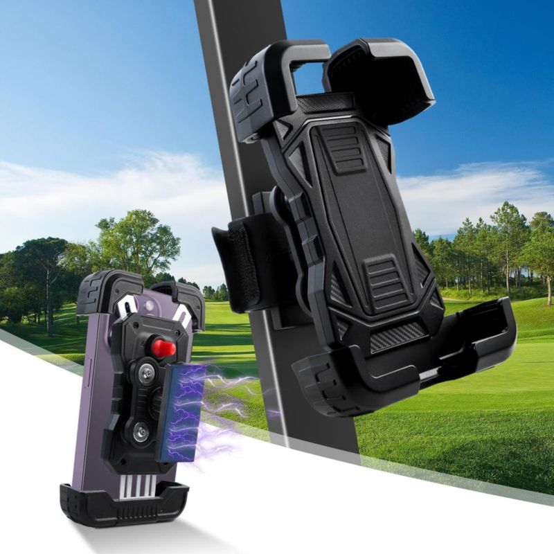 Soporte para Teléfono iLSKW Magnético para Carrito de Golf Antivibración