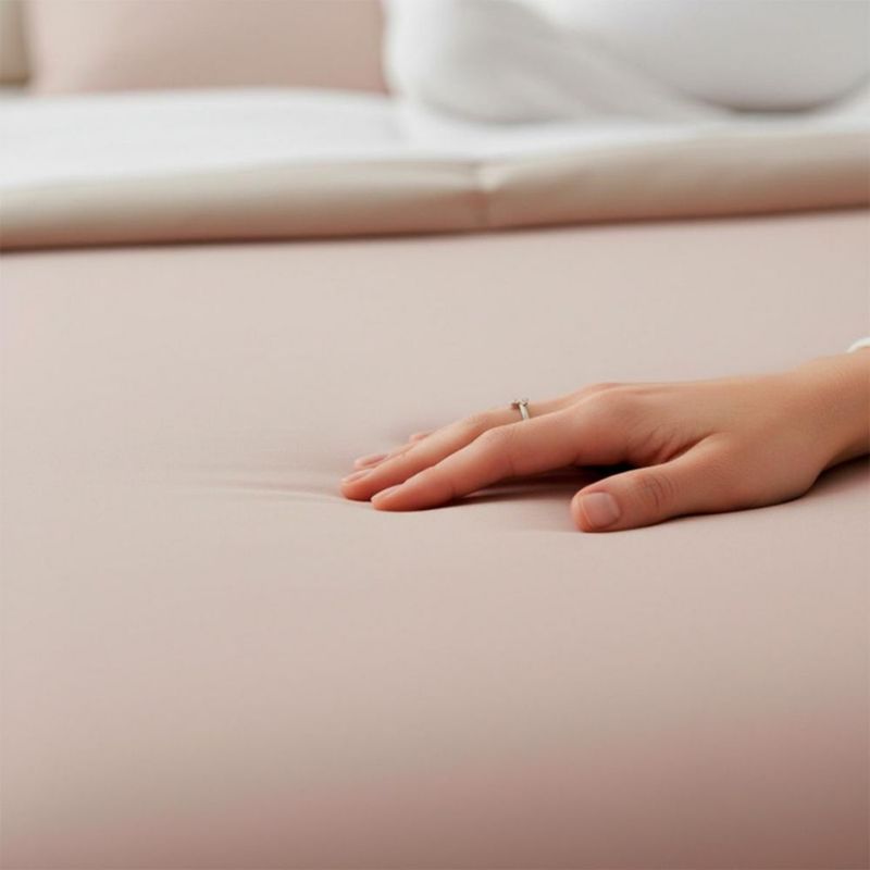 Juego de Cama Bed in Box Reversible Rosa Palo Arena Queen Size