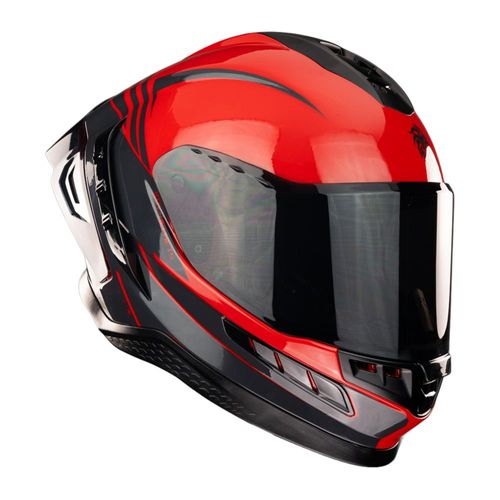 Casco Kov Ekho Two Point Rojo Integral Dot
