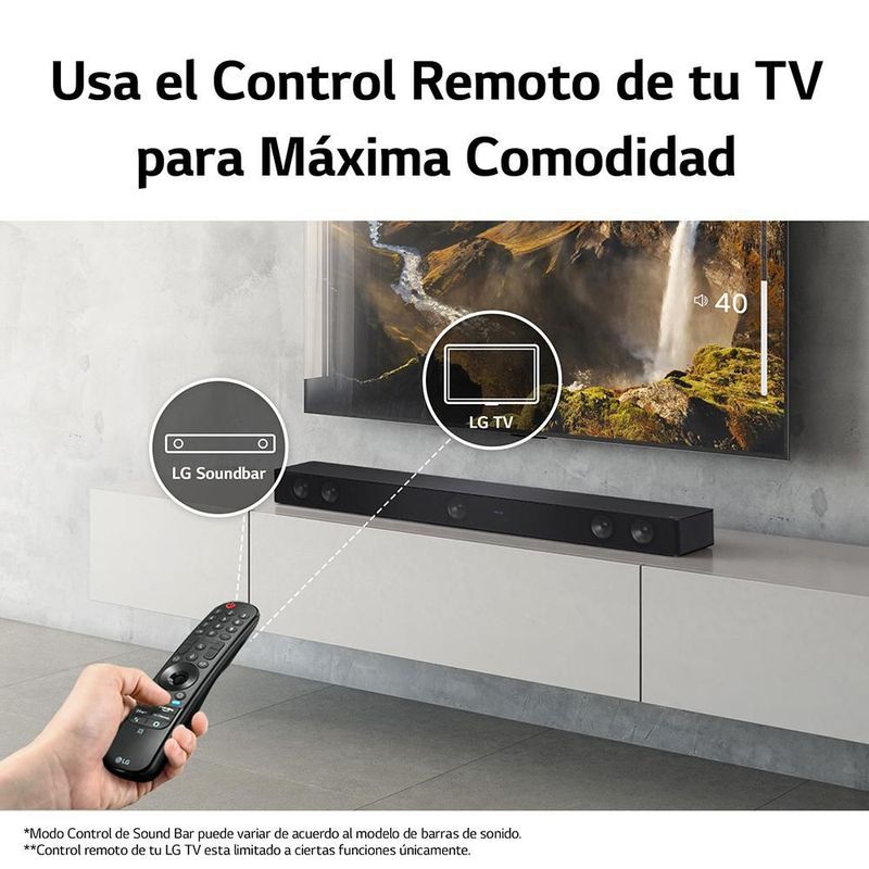 LG Soundbar, Barra de Sonido SH7Q, 5.1ch con 800W