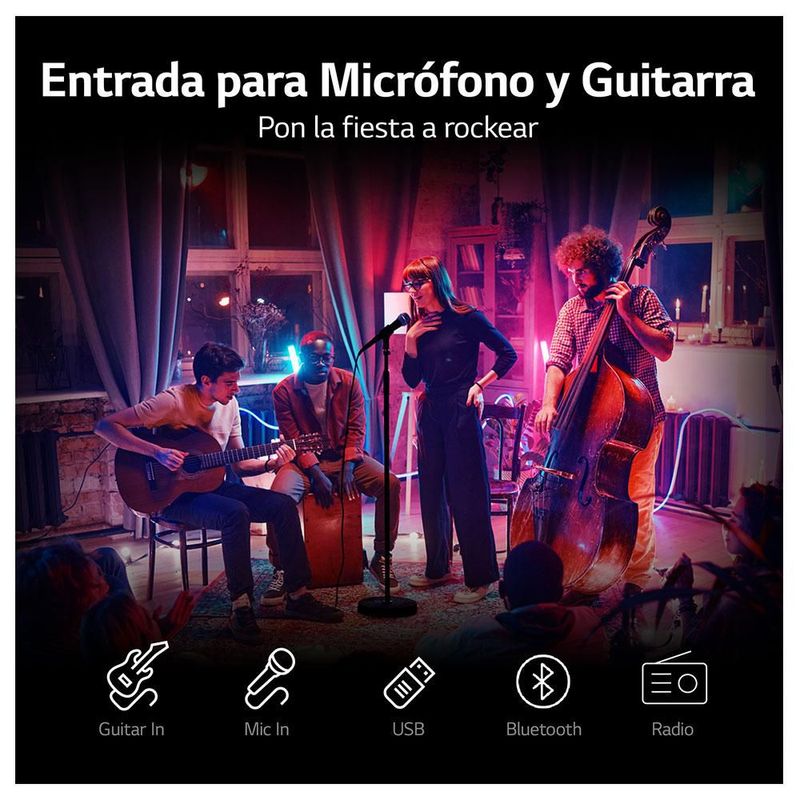 LG xboom Mini Componente RNC7 con Double Super Bass Boost