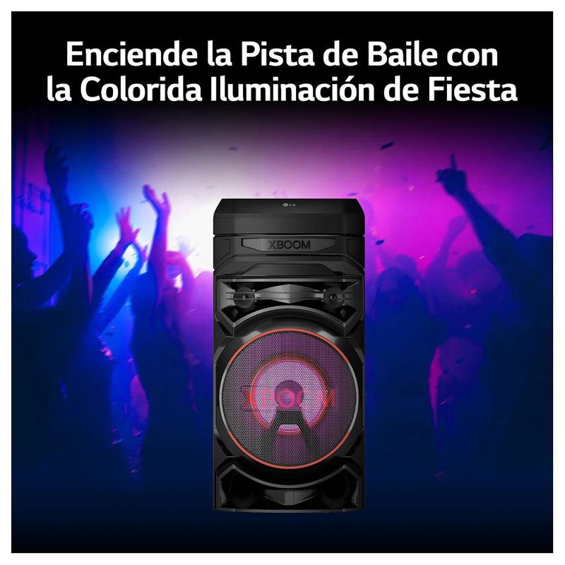 LG xboom Mini Componente RNC5 con Bass Blast para reforzar los bajos