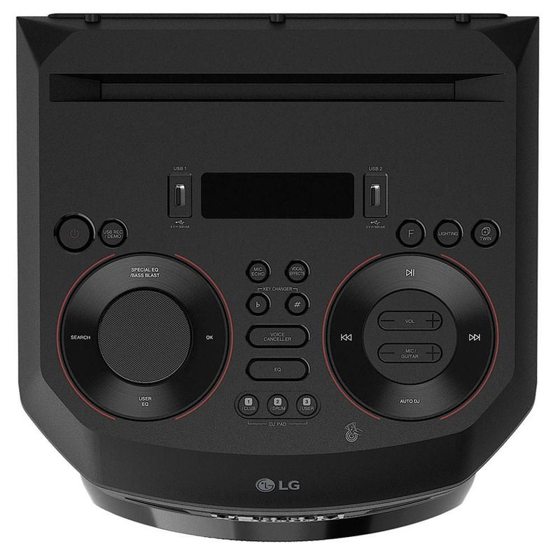 LG xboom Mini Componente RNC5 con Bass Blast para reforzar los bajos