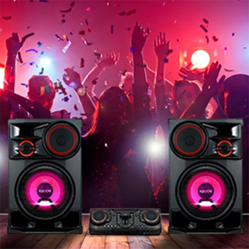 Bocina LG xboom CL98, hasta 3,500W con Multi Color Lighting y Karaoke