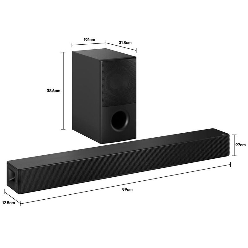 LG Soundbar, Barra de Sonido SH5A, 4.1 canales con 600W