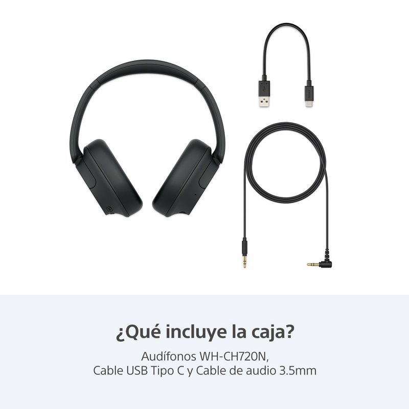 Audífonos Over Ear Sony CH720 Negros