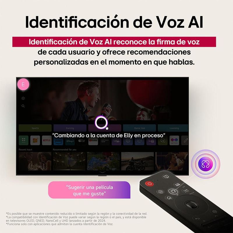 Pantalla 75 pulgadas LG UHD AI UA75 4K SMART TV 2025 75UA7500PSA